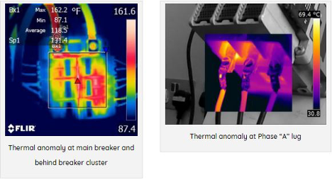 Thermal anomaly at Phase "A" lug